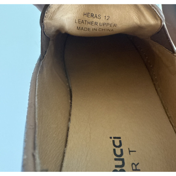 Bacco Bucci Sport Brown Leather Slip On Loafers Leather Mens size 12 - Picture 8 of 8